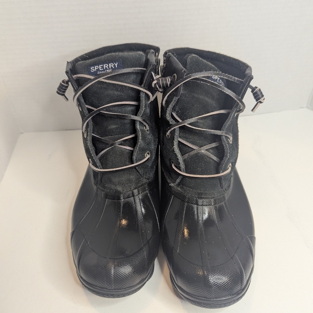 Sperry Women's Black Duck Boots